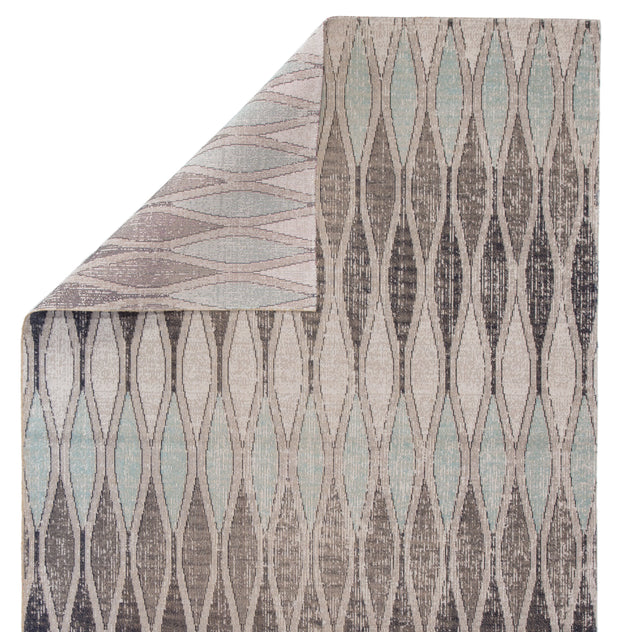 Norwich Geometric Rug in Flint Gray & Arctic design by Jaipur Living