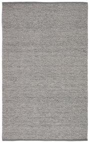 Lamanda Indoor/ Outdoor Solid Gray/ Ivory Rug by Jaipur Living