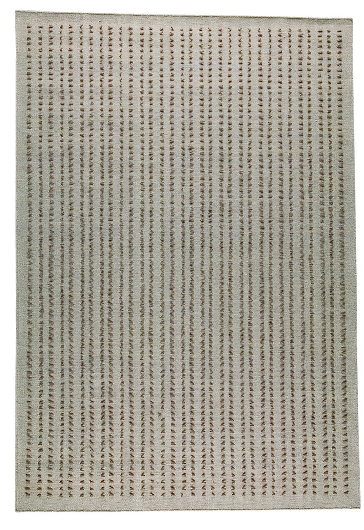 Palmdale Collection Hand Woven Wool and Felt Area Rug in Beige design by Mat the Basics