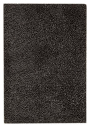 Palo Collection Hand Woven Polyester Area Rug in Black design by Mat the Basics