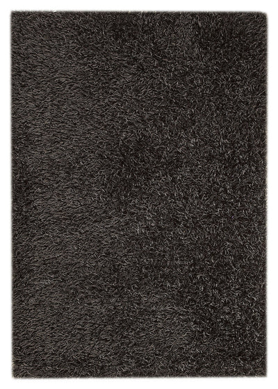 product image of Palo Collection Hand Woven Polyester Area Rug in Black design by Mat the Basics 597