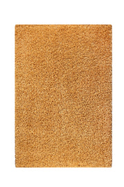 Palo Collection Hand Woven Polyester Area Rug in Gold design by Mat the Basics