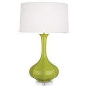 Pike Table Lamp with Lucite Base in Assorted Colors design by Robert Abbey