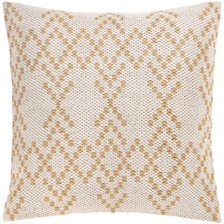 Ryder RDE-001 Woven Pillow in Cream & Wheat by Surya