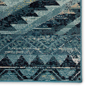 Decca Indoor/ Outdoor Tribal Blue/ Multicolor Rug by Nikki Chu for Jaipur Living