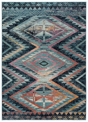 Decca Indoor/ Outdoor Tribal Blue/ Multicolor Rug by Nikki Chu for Jaipur Living