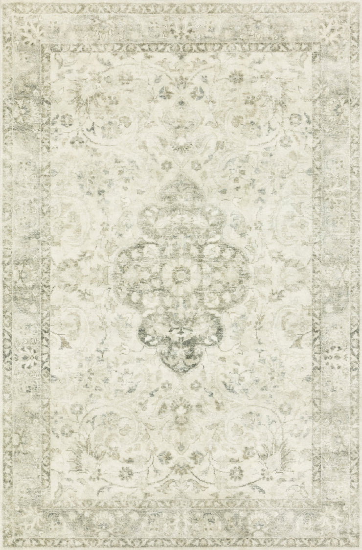 Rosette Rug in Ivory / Silver by Loloi II