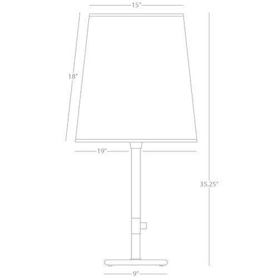 product image for Rico Espinet Buster Collection Table Lamp design by Robert Abbey 54