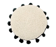 Circle Cushion in Black design by Lorena Canals