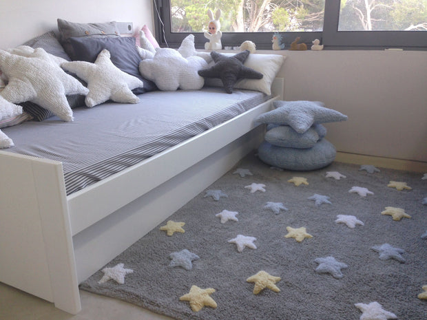 Star Cushion in Blue design by Lorena Canals