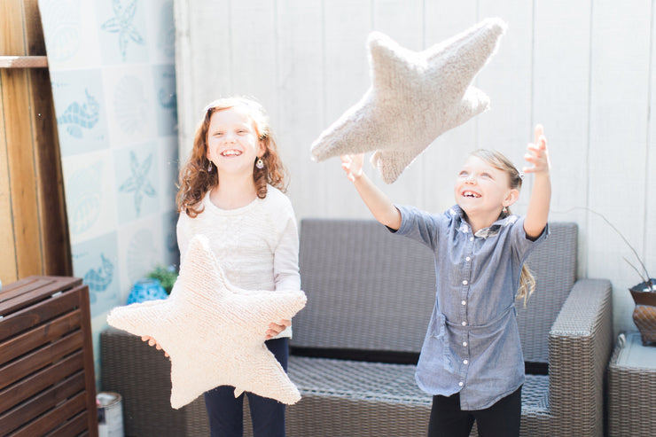 Star Cushion in Beige design by Lorena Canals