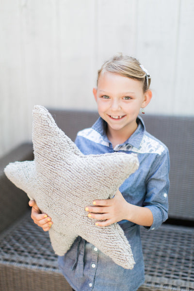 product image for Star Cushion in Light Grey design by Lorena Canals 40