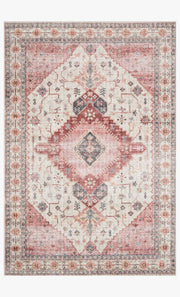 Skye Rug in Ivory & Berry by Loloi