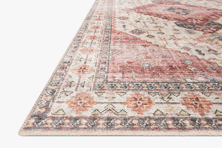 Skye Rug in Ivory & Berry by Loloi
