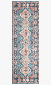 Skye Rug in Turquoise & Terracotta by Loloi