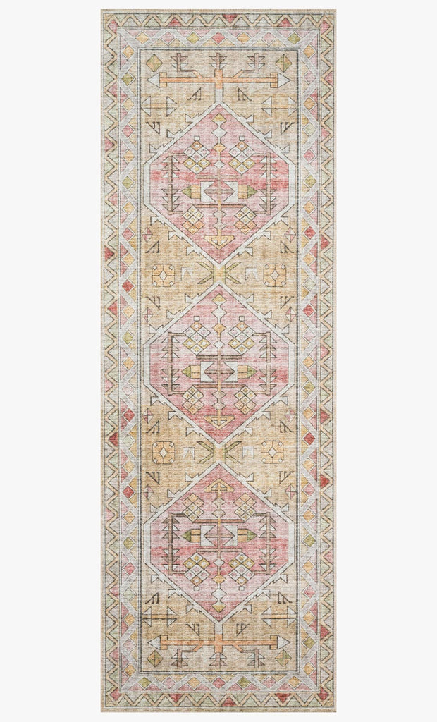 Skye Rug in Gold & Blush by Loloi
