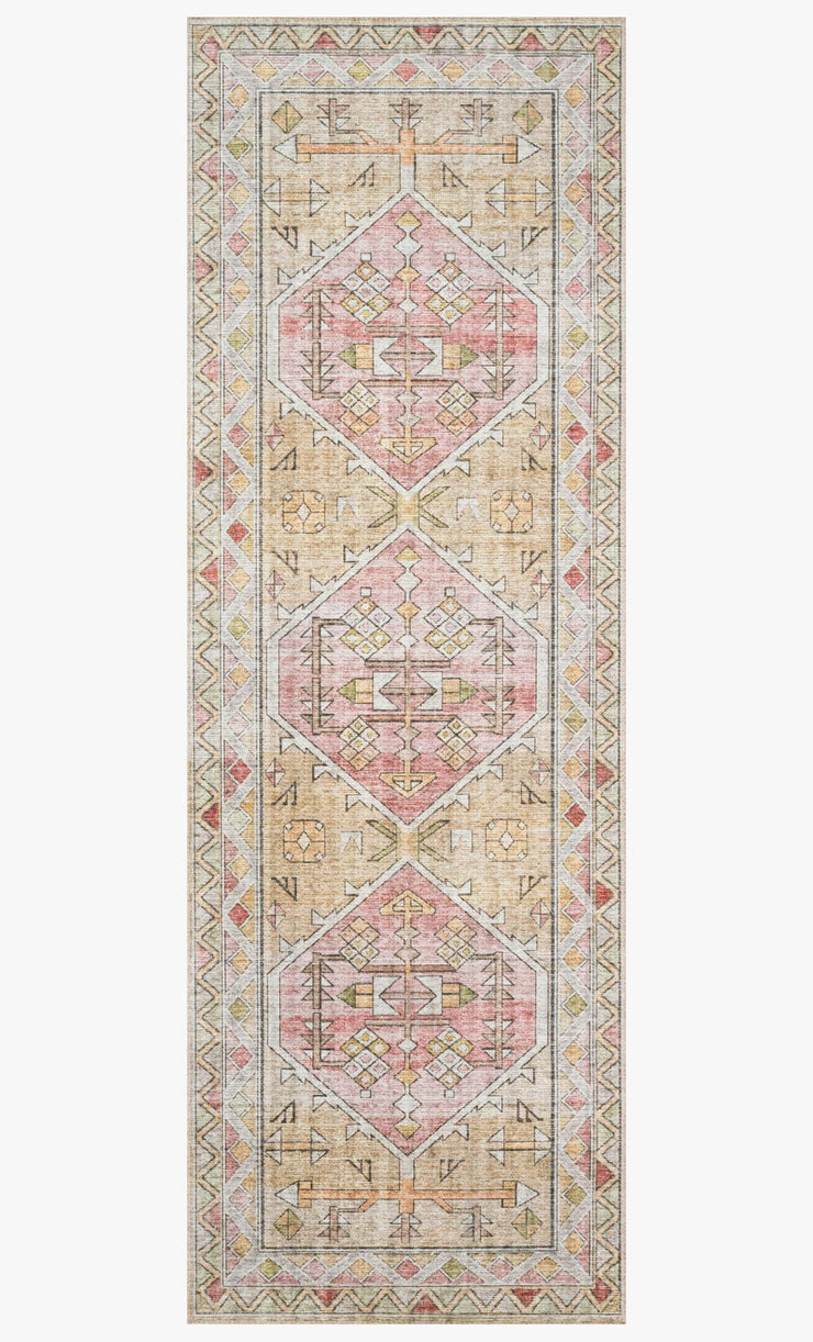 Skye Rug in Gold & Blush by Loloi