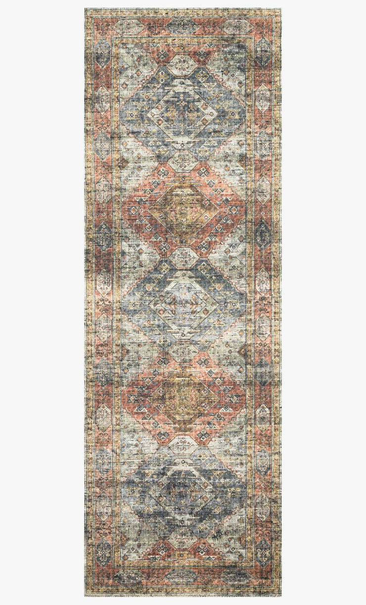 Skye Rug in Apricot & Mist by Loloi