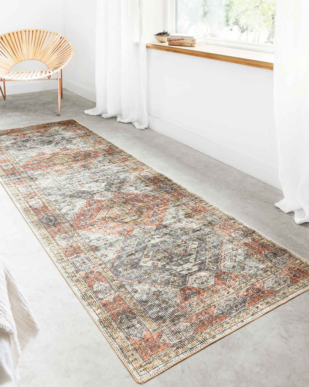 Skye Rug in Apricot & Mist by Loloi