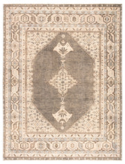 Farwell Hand-Knotted Medallion Blue & Ivory Area Rug