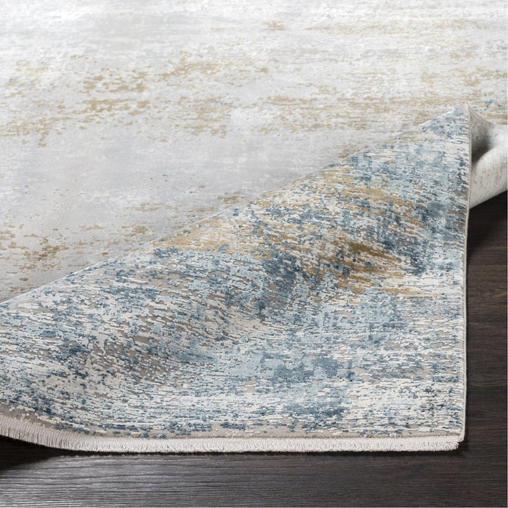 Solar SOR-2301 Rug in White & Taupe by Surya