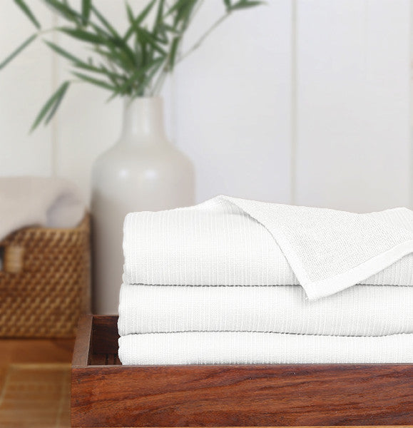 Set of 3 Serene Hand Towels in Assorted Colors design by Turkish Towel Company