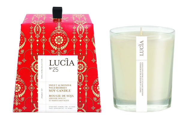 Sweet Almond & Wild Berries Candle design by Lucia