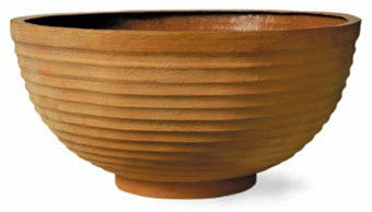Thames Bowl Planter in Terracotta Finish design by Capital Garden Products