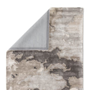 Glacier Handmade Abstract Gray & Silver Area Rug