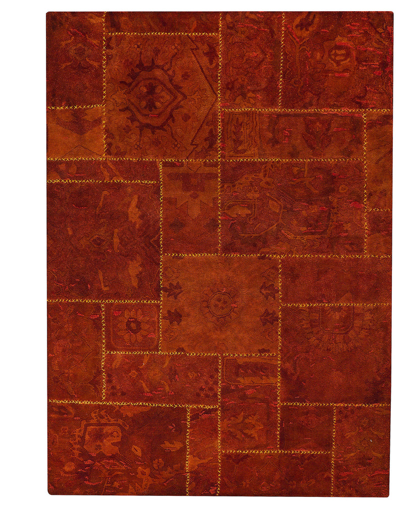 media image for Tralee Collection Hand Tufted Wool Area Rug in Red design by Mat the Basics 278