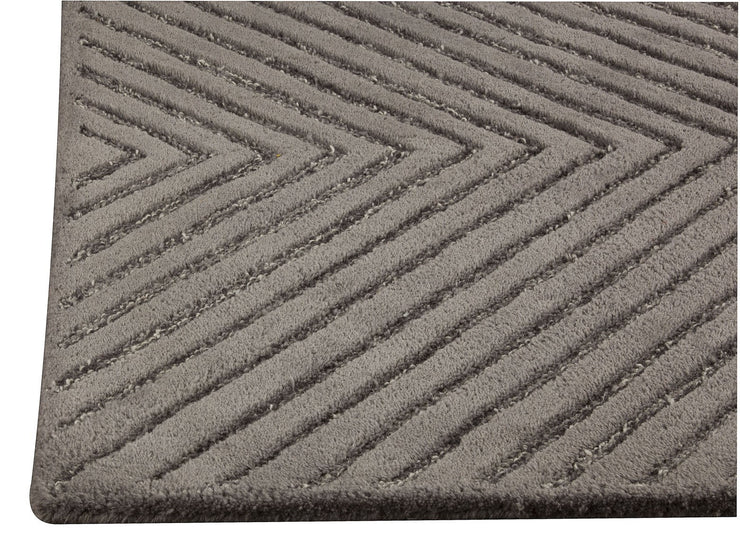 Union Square Collection Hand Tufted Wool Rug in Grey design by Mat the Basics
