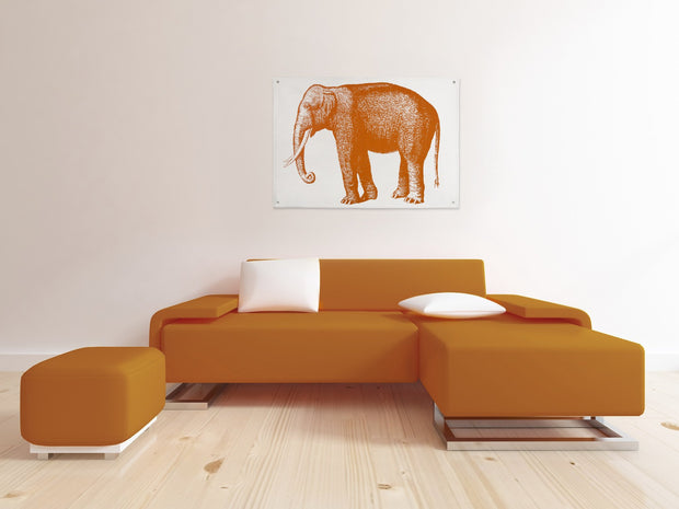 Elephant Canvas Wall Panel design by Thomas Paul