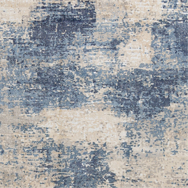 Wilson WSN-2306 Hand Knotted Rug in Wheat & Denim
