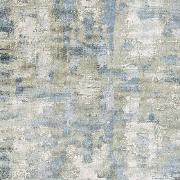Wilson WSN-2308 Hand Knotted Rug in Pale Blue & Sage