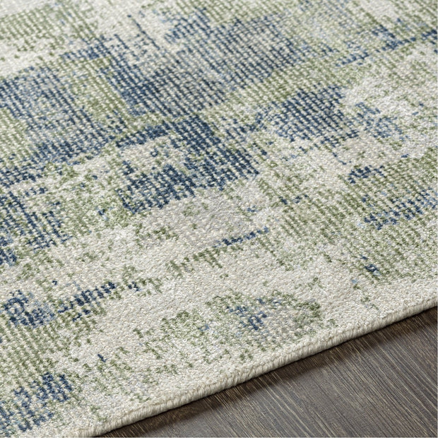 Wilson WSN-2308 Hand Knotted Rug in Pale Blue & Sage