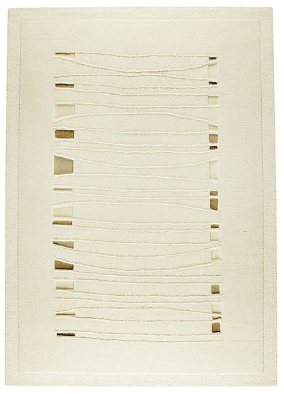 product image for Wexford Collection Hand Tufted Wool Area Rug in White design by Mat the Basics 59