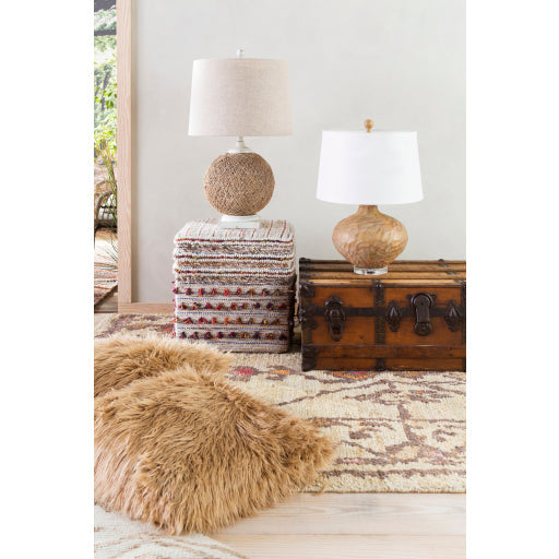 media image for Medina Jute Burnt Orange Rug Roomscene Image 20