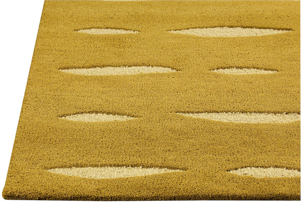 Wink Collection Hand Tufted Wool Area Rug in Olive design by Mat the Basics