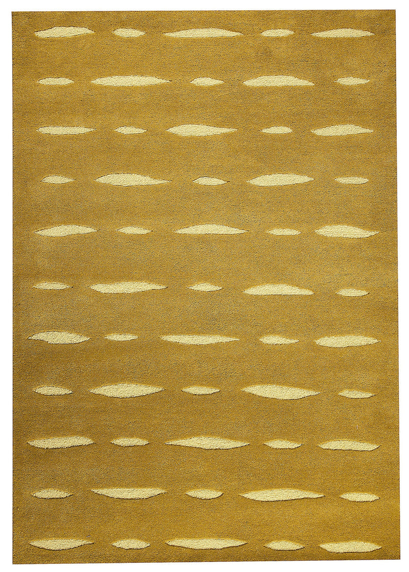 media image for Wink Collection Hand Tufted Wool Area Rug in Olive design by Mat the Basics 259
