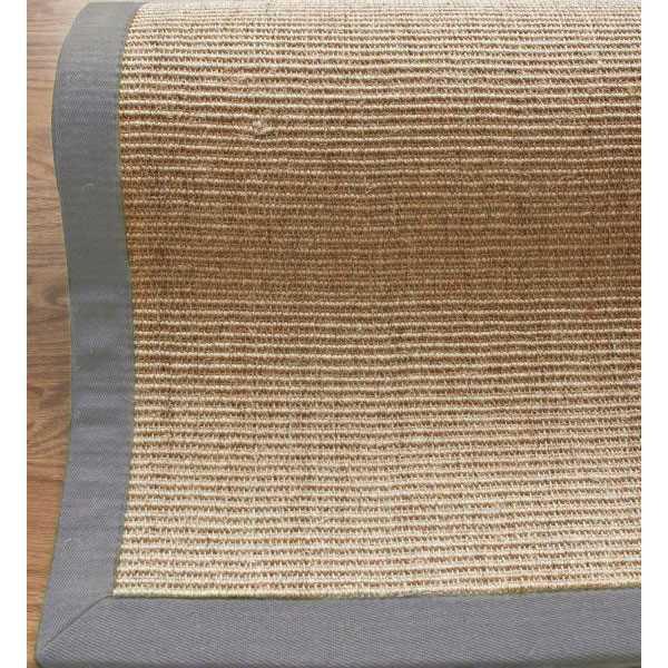 Machine Woven Orsay Sisal Rug in Light Grey design by Nuloom
