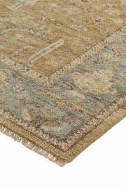 Irie Hand Knotted Gold and Gray Rug by BD Fine Corner Image 1