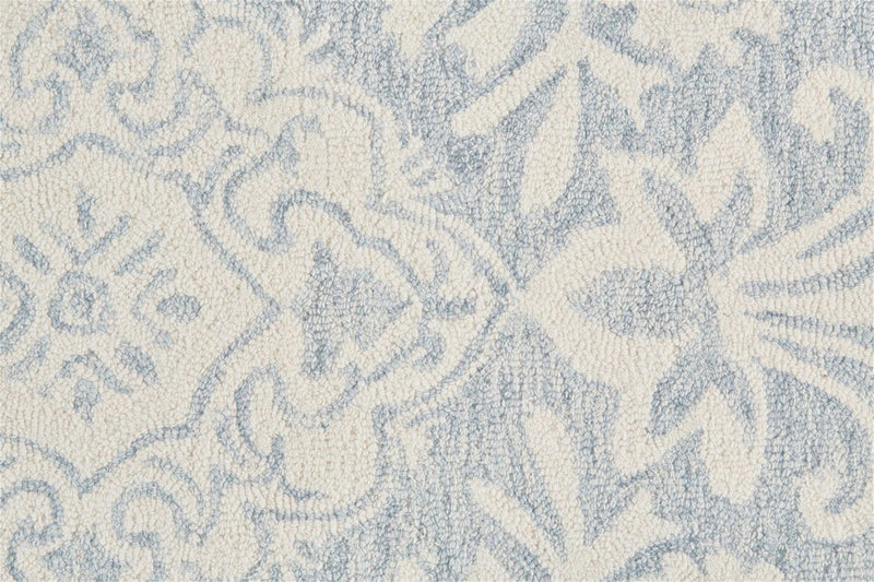 media image for Natal Hand Tufted Blue and Ivory Rug by BD Fine Texture Image 1 26