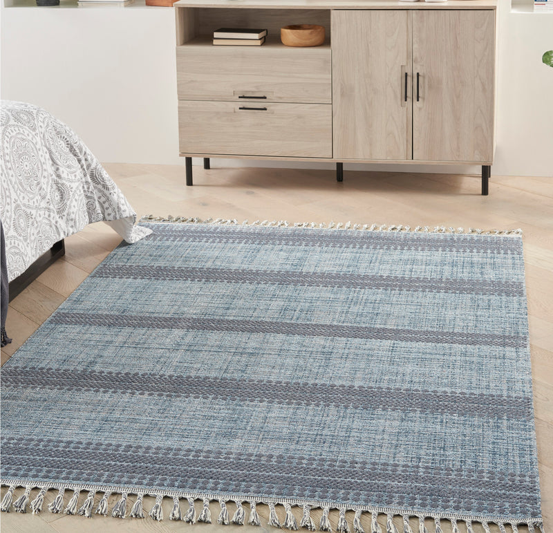 media image for asilah light blue charcoal rug by nourison 99446888662 redo 4 253