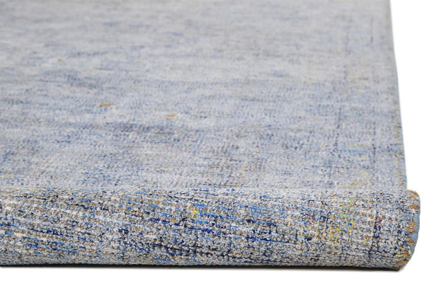Ramey Hand Woven Blue and Beige Rug by BD Fine Roll Image 1