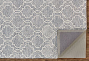 Natal Hand Tufted Gray and Ivory Rug by BD Fine Fold Image 1