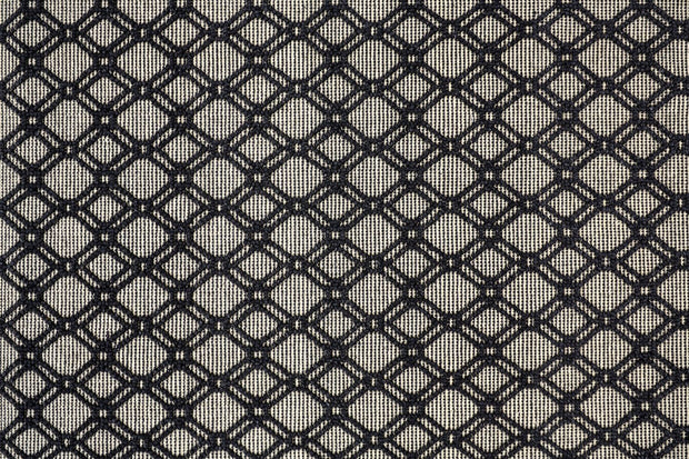 Lavinda Hand Woven Black and Ivory Rug by BD Fine Texture Image 1