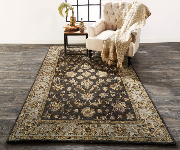 Botticino Hand Tufted Blue and Gray Rug by BD Fine Roomscene Image 1