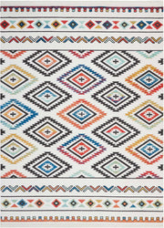 south western white rug by nourison nsn 099446401571 1
