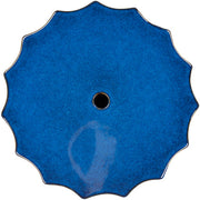 alexia indoor outdoor ceramic blue garden stool by surya aax 001 4