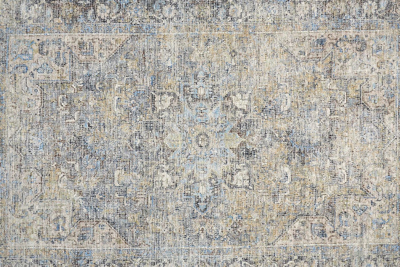 media image for Ramey Hand Woven Blue and Gray Rug by BD Fine Texture Image 1 222